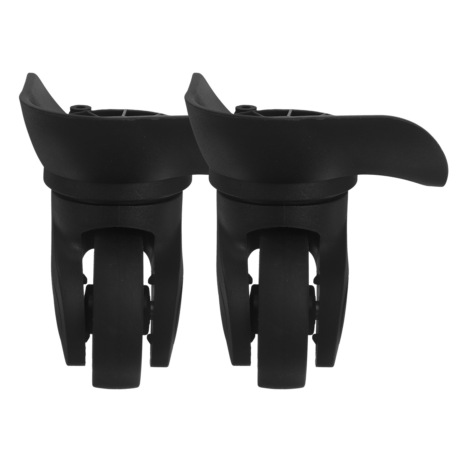Silent Replacement Luggage Wheels - 2pcs Universal Suitcase Wheels Replacement Black