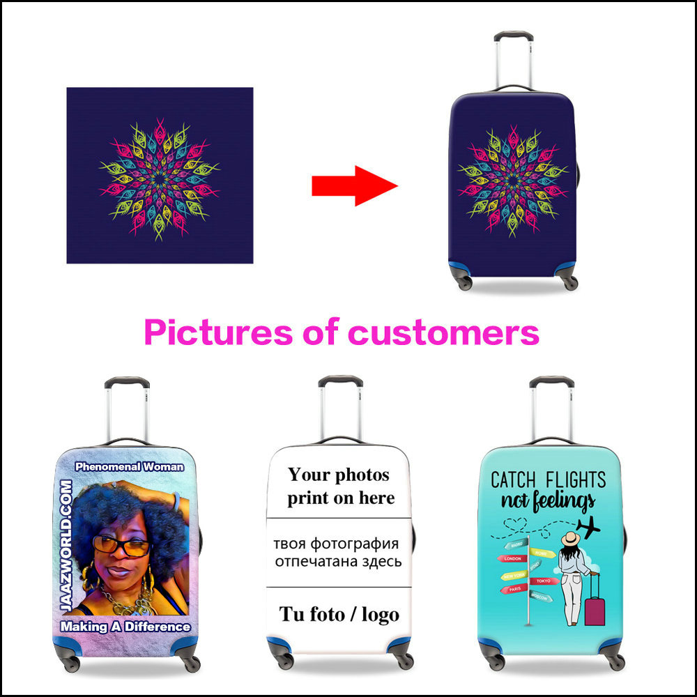 Christmas Santa Claus Luggage  - Waterproof Suitcase Cover Protector ulasan dan harga