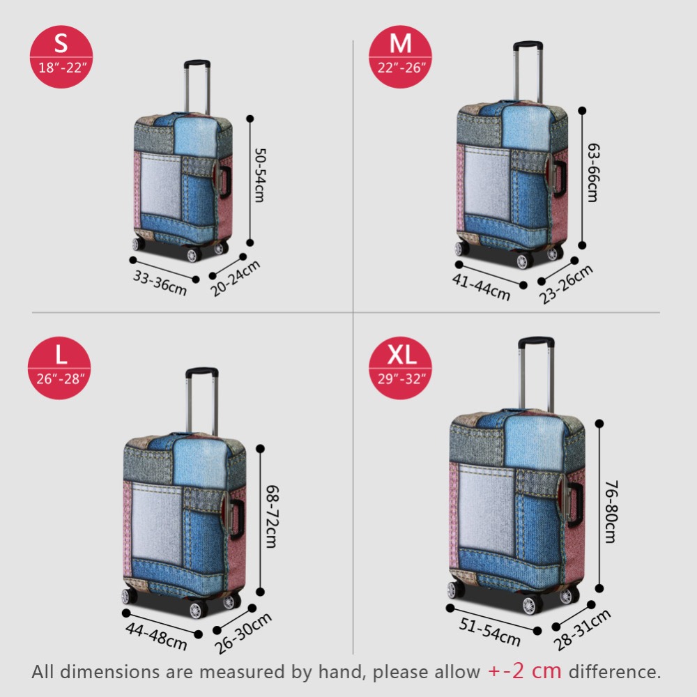 Christmas Santa Claus Luggage  - Waterproof Suitcase Cover Protector ulasan dan harga