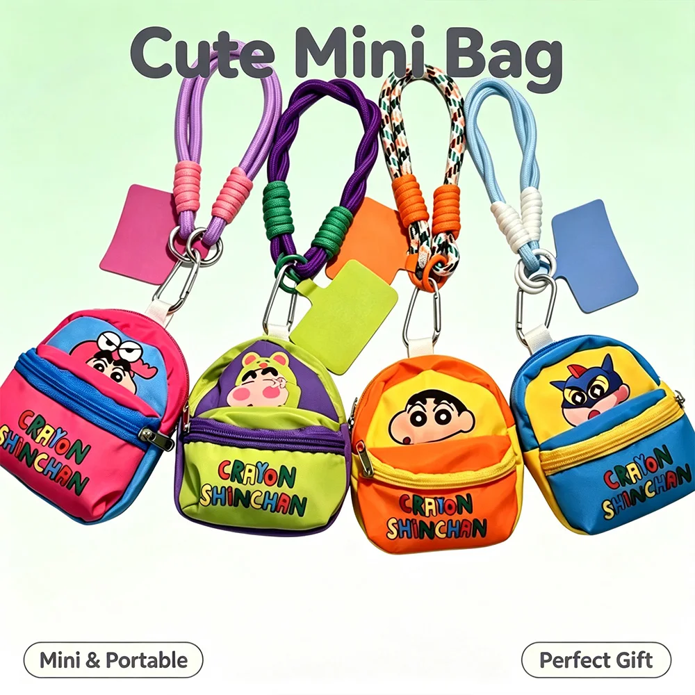 Crayon Shin-chan Mini Lanyard  - Cosmetic Bags ulasan dan harga