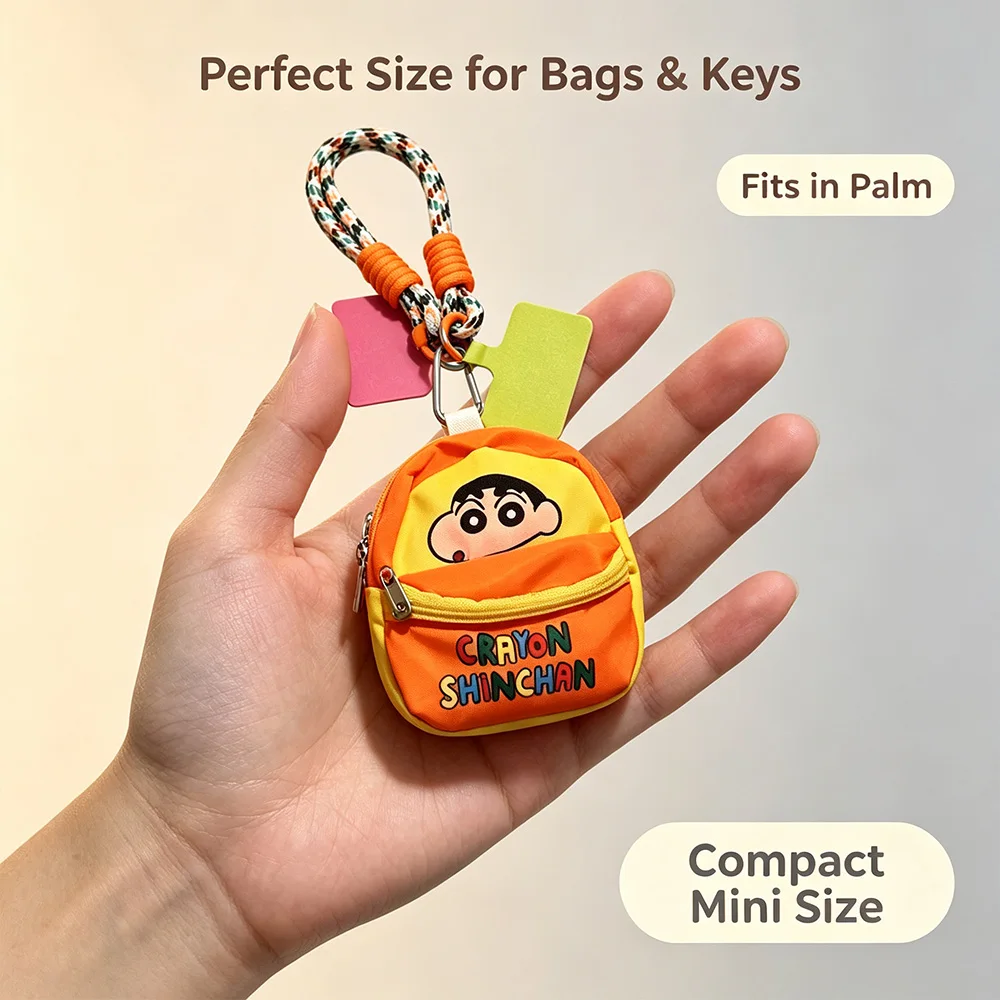 Crayon Shin-chan Mini Lanyard  - Cosmetic Bags ulasan dan harga