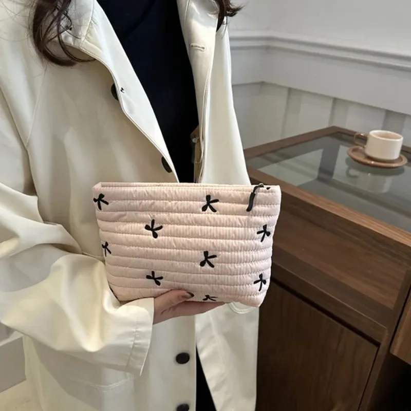 Cute Makeup Bag with Zipper La - Cosmetic Bags ulasan dan harga