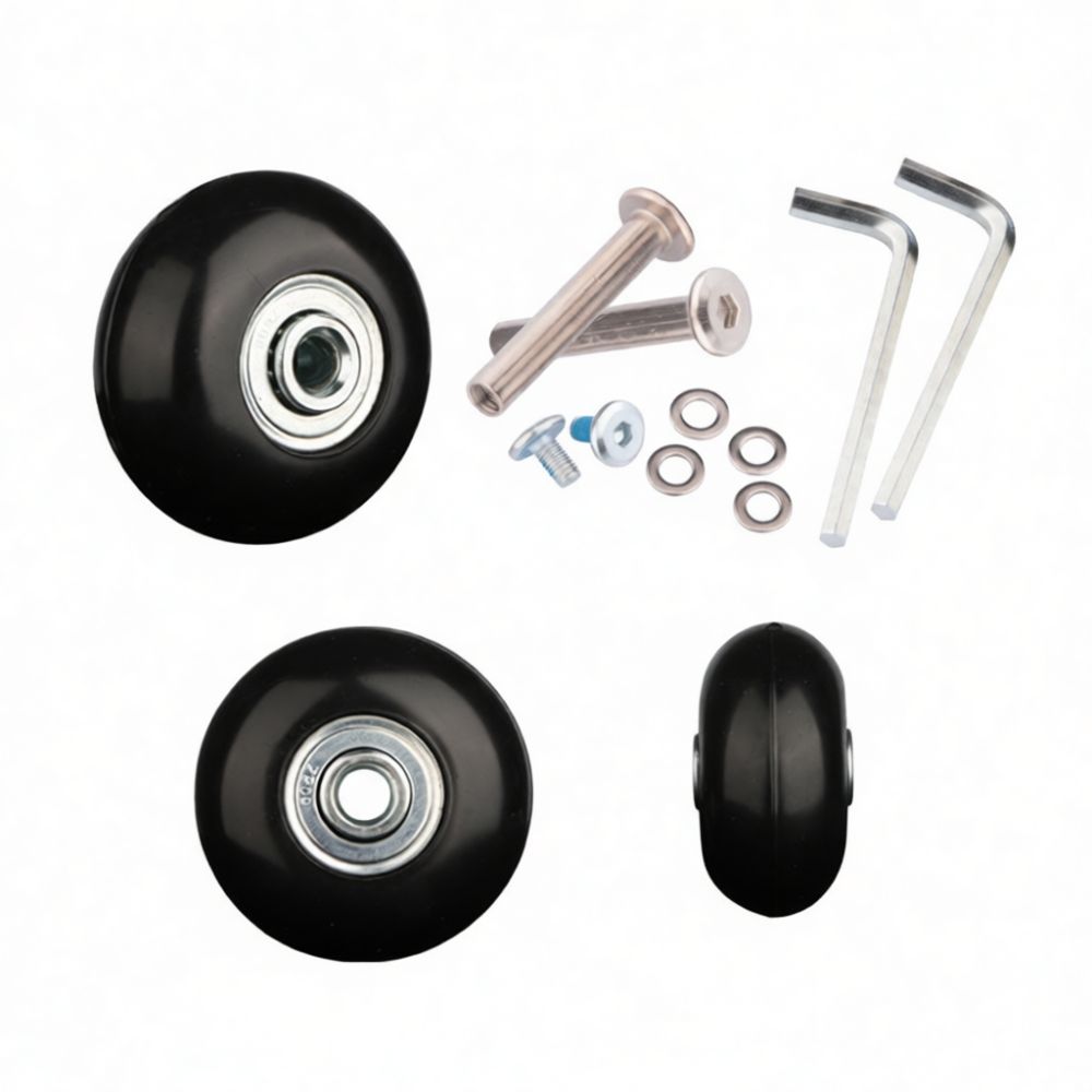 Luggage Casters Rubber Wheels  - Silent Replacement Luggage Wheels ulasan dan harga