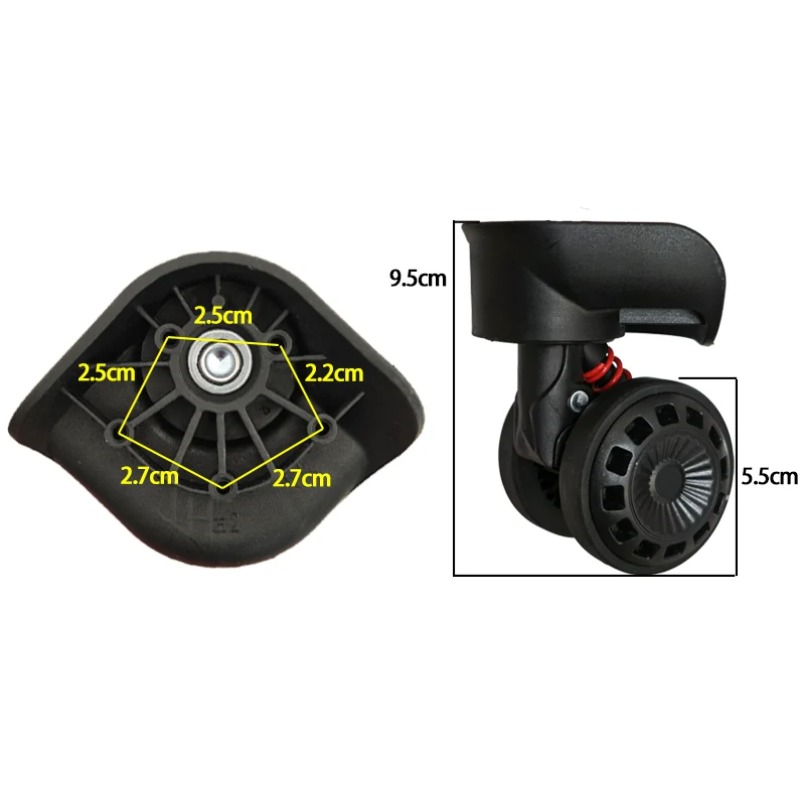 Luggage Wheel Replacement Trol - Silent Replacement Luggage Wheels ulasan dan harga