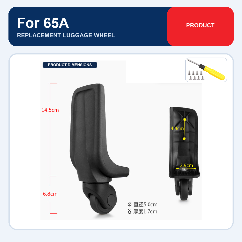 Rear Replacement Luggage Wheel - Silent Replacement Luggage Wheels ulasan dan harga