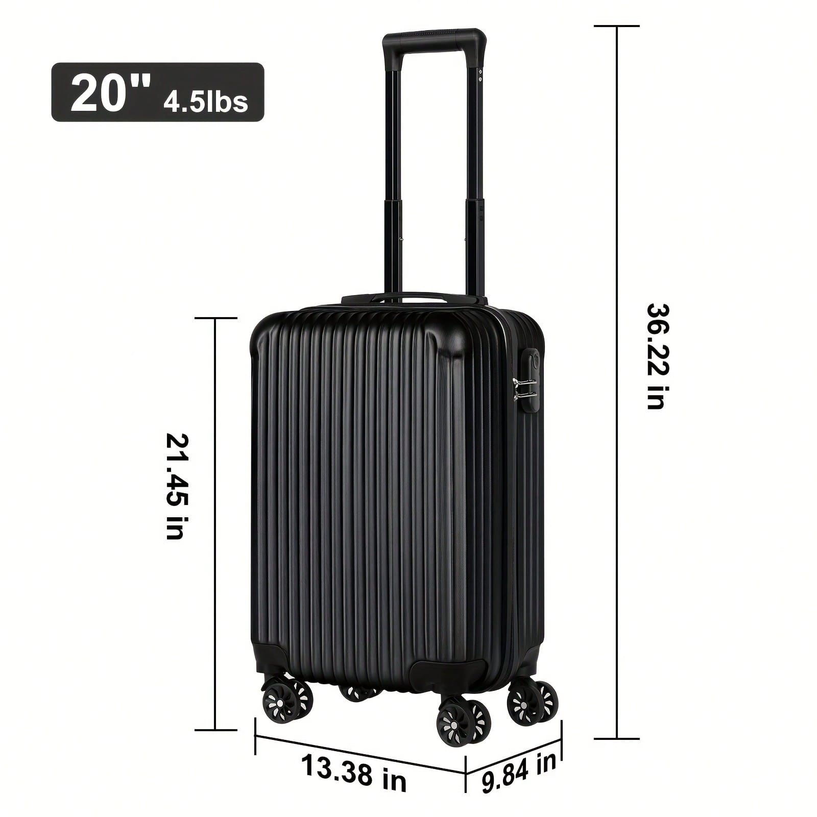 20‑Inch Hard‑Shell Carry‑On Lu - Spinner Wheel Rolling Suitcase 20 Inch ulasan dan harga