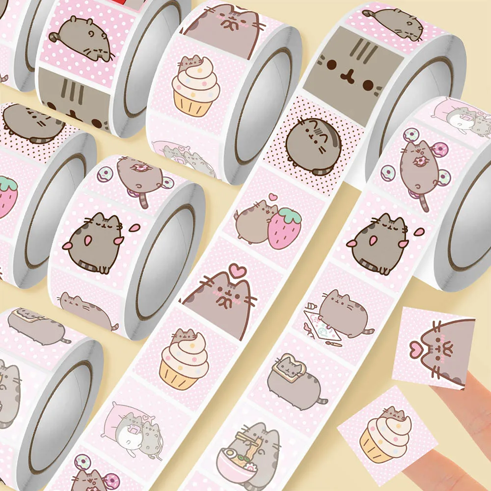 Hou 500pcs Pusheen Cartoon Cat - Handbags ulasan dan harga