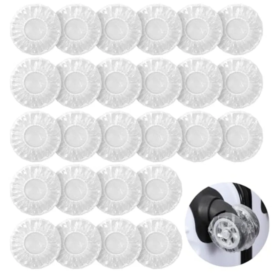 100PCS Suitcase Wheel Covers,  - Waterproof Suitcase Cover Protector ulasan dan harga