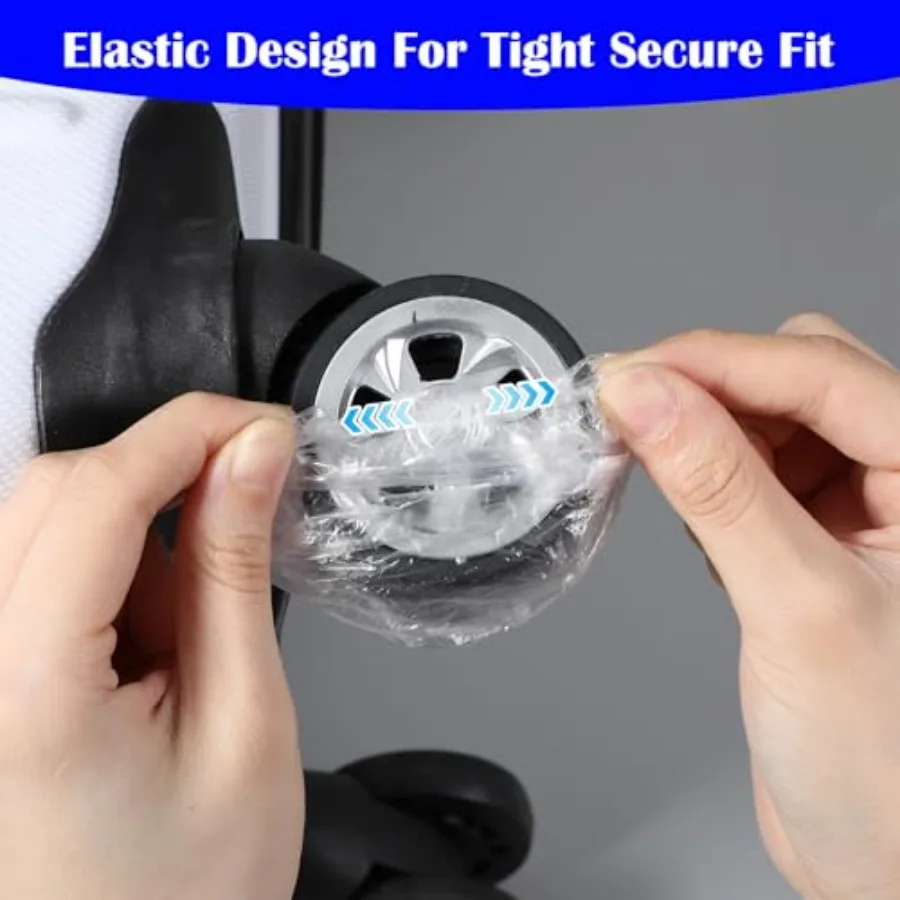 100PCS Suitcase Wheel Covers,  - Waterproof Suitcase Cover Protector ulasan dan harga
