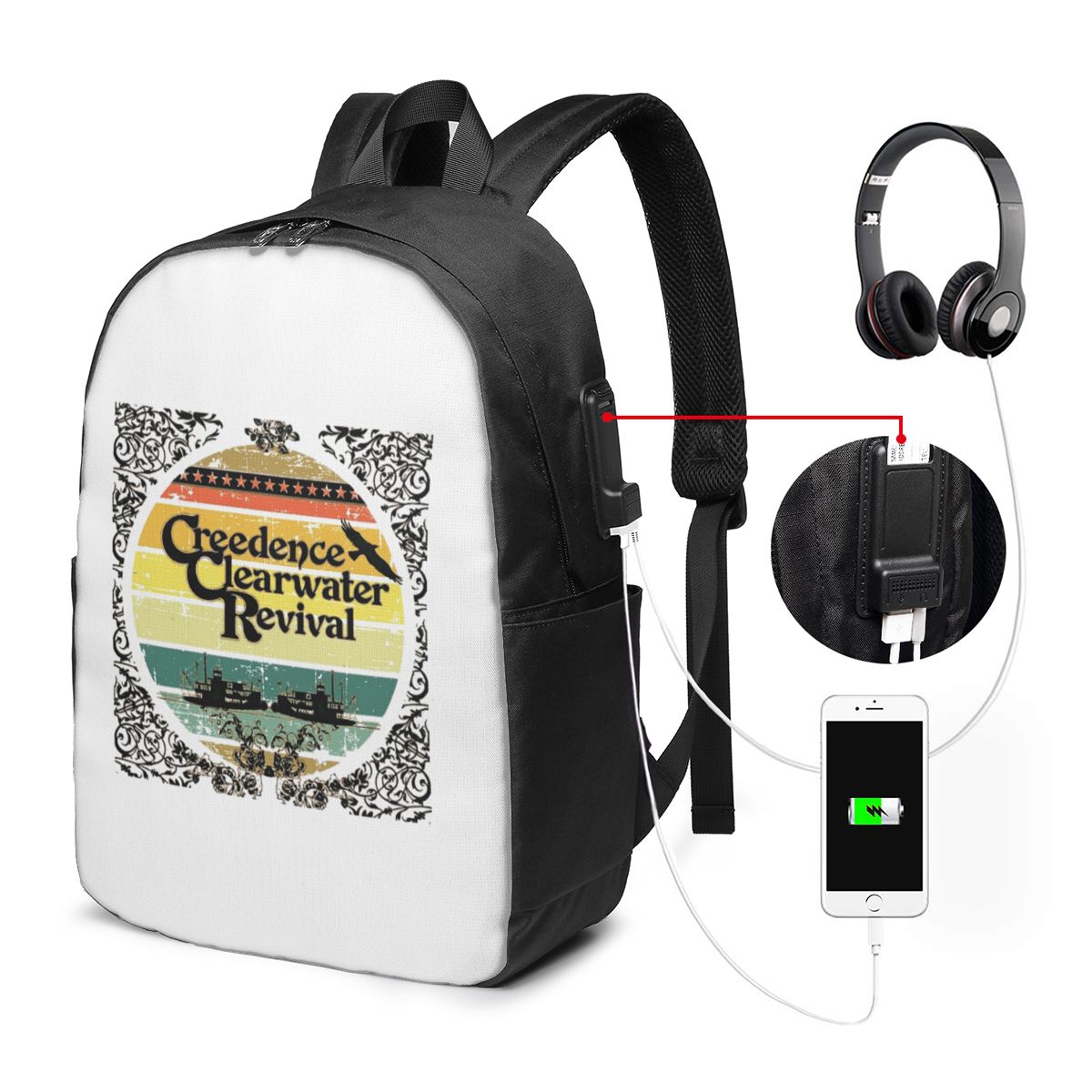 Creedence Clearwater Revival R - Backpacks ulasan dan harga