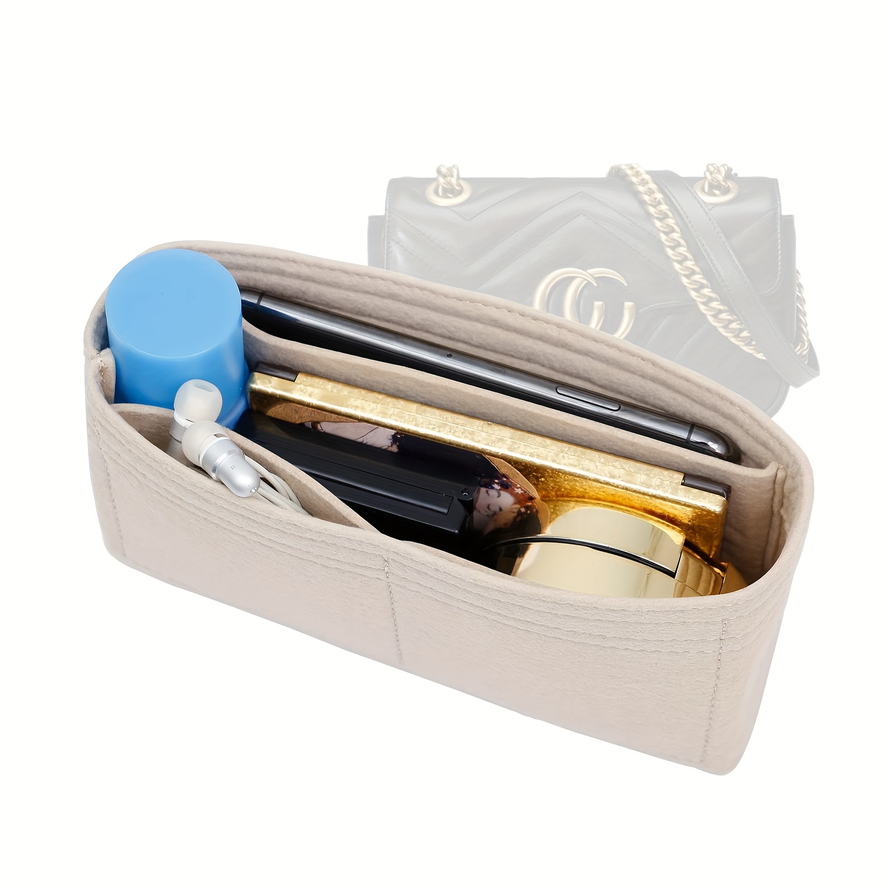 [GG Wallet Bag] GG Marmont Mat - Wallets ulasan dan harga