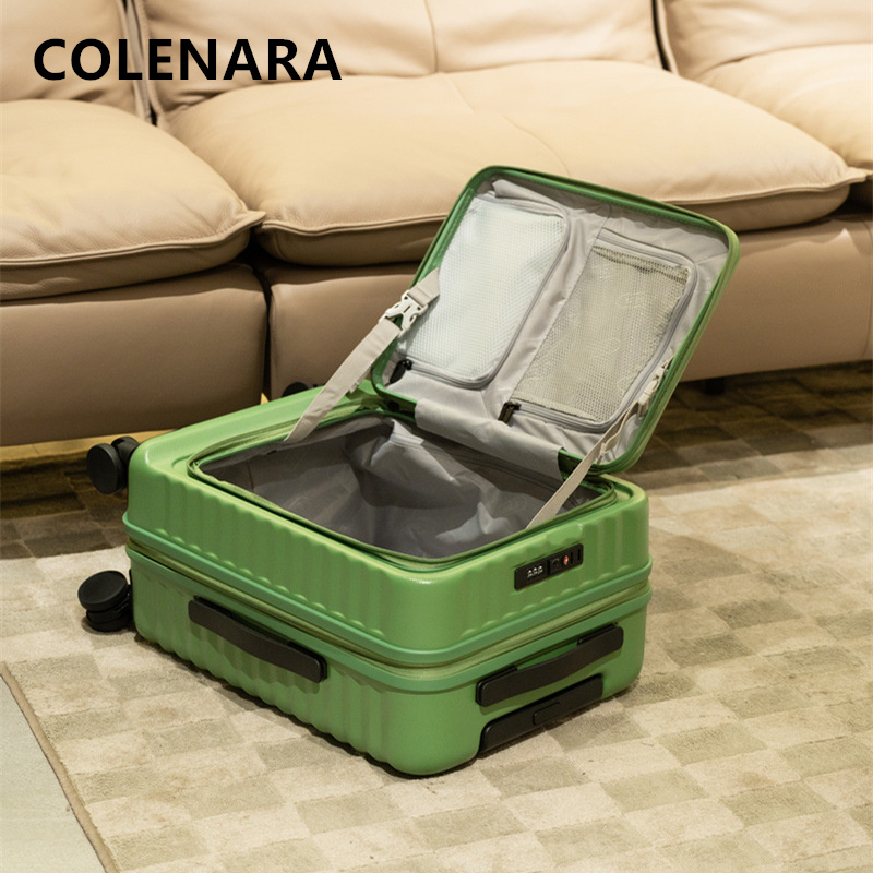 COLENARA Cabin Suitcase Front  - Front Opening Laptop Luggage 24 Inch ulasan dan harga
