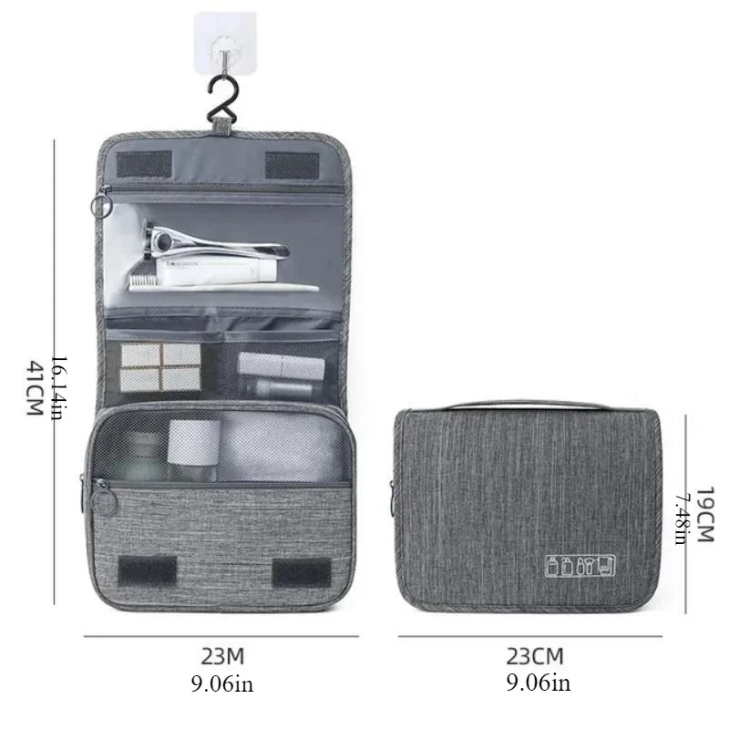 Waterproof Oxford Travel Wash  - Cosmetic Bags ulasan dan harga